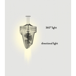 ARIA XL czarna lampa wisząca SLAMP